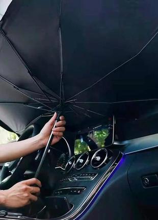 Автомобільна сонцезахисна парасолька, шторка на лобове скло2 фото