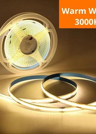 Ultra led 1м очень яркая светодиодная usb лента с датчиком движения 320 диодов, 3000к