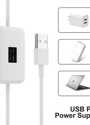 Ultra led 1м очень яркая светодиодная usb лента с датчиком движения 320 диодов, 3000к
