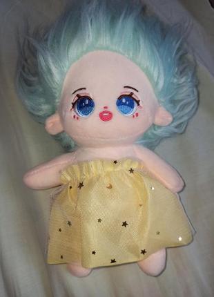 Классная мягкая игрушка кукла3 фото