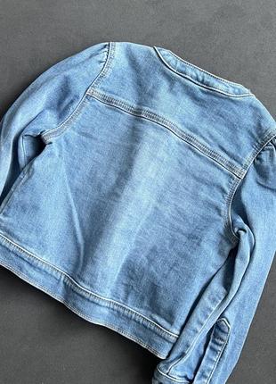 Джинсовая куртка коттонка джинсовка 98р6 фото