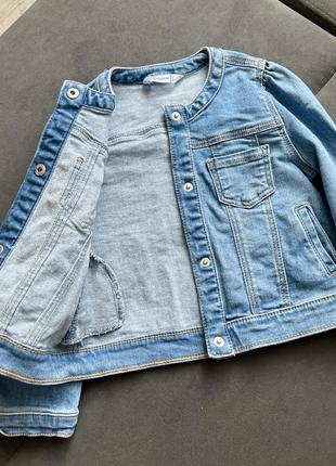 Джинсовая куртка коттонка джинсовка 98р4 фото