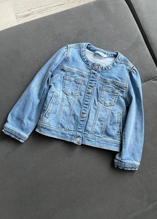 Джинсовая куртка коттонка джинсовка 98р3 фото