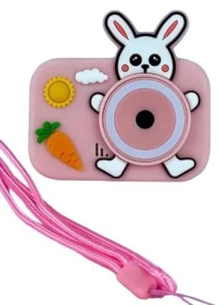 Детский фотоаппарат y8s full hd video 1080p розовый + фронтальная камера