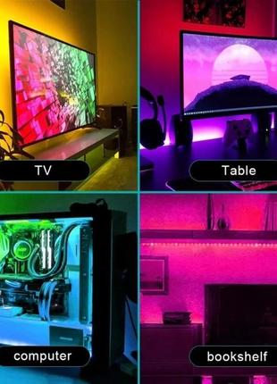 Светодиодная usb led лента rgb 5050 5m dreamcolor led strip с контроллером