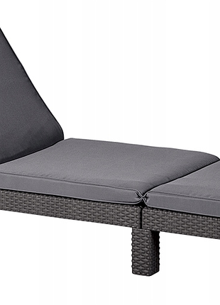 Лежак пластиковий keter daytona deluxe з м'якими подушками 252223