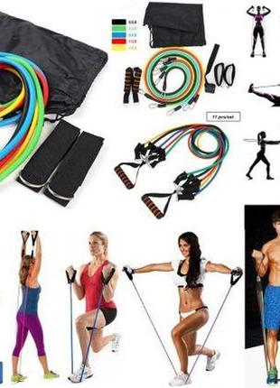 Резинки для тренировок | эспандер | набор эспандеров для упражнений