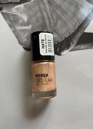 Новий лак для нігтів nobea 78 orange blossom