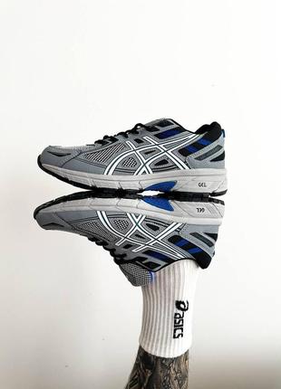 Чоловічі кросівки asics gel venture 6 grey blue 41-42-44