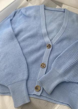 Нежно голубой свитер3 фото