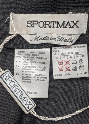 Sportmax max mara italy элегантная лаконичная базовая юбка3 фото