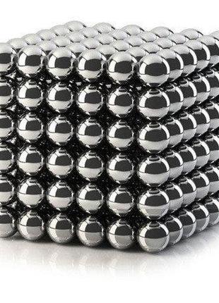 Неокуб neocube нікелевий 5 мм 216 сфер, магнітні кульки, головоломка