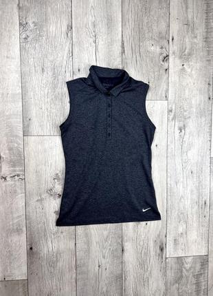 Nike golf dri-fit поло майка безрукавка s размер женская спортивная оригинал