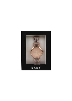 Жіночий класичний годинник ny2769 з браслетом-ланцюжком золотий dkny5 фото