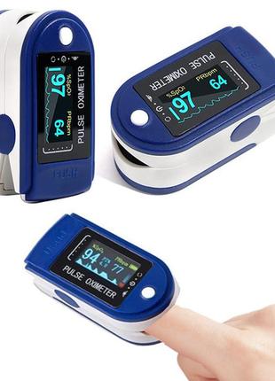 Пульсоксиметр lk-87 fingertip цветной oled pulse oximeter измерение кислорода