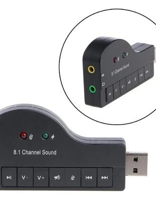 Контролер звукової картки usb-sound card (8.1 3d sound