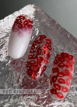 Гель для дизайну нігтів crooz kiss gel red 5 г3 фото