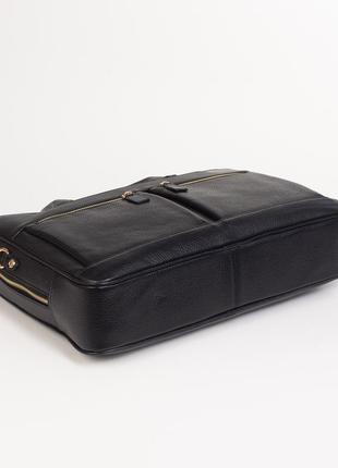 Жіночий портфель сумка karya 0276-45 з натуральної шкіри чорний туреччина6 фото