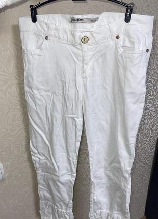Фірмові білі штани брюки оригінал джинси