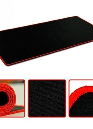 Ігрова поверхня, килимок 300*600*3 тканинний, бічна прошивка зелений