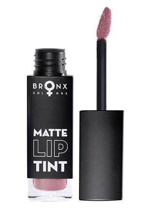 Матовый тинт для губ matte lip tint bronx colors 5 ml mlt10 пудровый