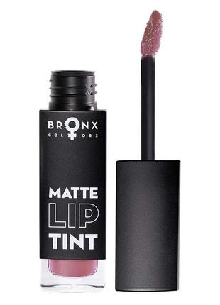 Матовий тинт для губ matte lip tint bronx colors 5 ml mlt14 теракотовий