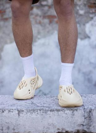 Adidas yeezy foam runner beige7 фото