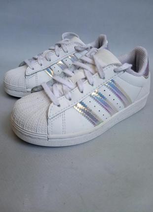 Шкіряні кросівки adidas superstar