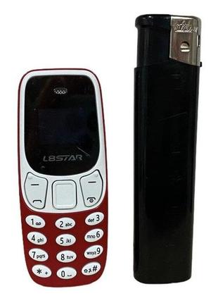 Мини мобильный маленький телефон l8 star bm10 (2sim) красный