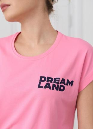 Піжама жіноча футболка зі штанами dreamland розмір s, m, l, xl3 фото