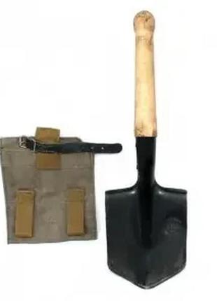 Армейская саперная малая лопата + чехол, длинна 50см