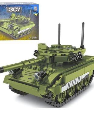 Конструктор військовий танк зсу (кв 1114) 340 деталей