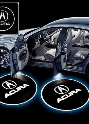 Лазерне дверне підсвічування/проекція у двері автомобіля acura