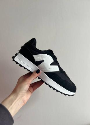 New balance 327 black white