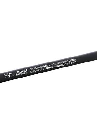 Треугольный контурный карандаш для губ bronx colors lip contour pencil tlp01 0,97 г бургунди