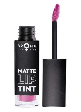 Матовий тинт для губ matte lip tint bronx colors 5 ml mlt17 ляльковий