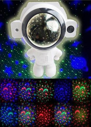 Звездный 3d проектор mgy-145 astronaut, bluetooth, speaker, night light