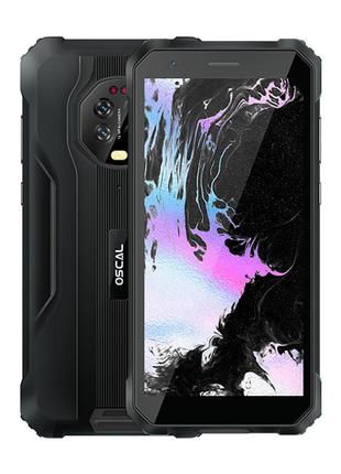 Защищенный смартфон blackview oscal s60 pro 4/32gb black night vision мощный телефон ночное видение