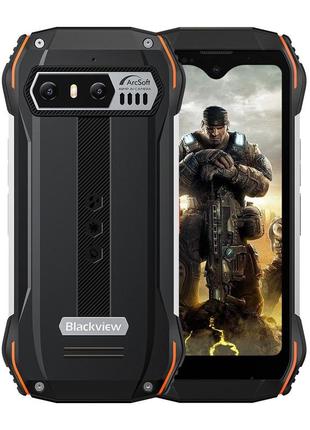 Защищенный смартфон blackview n6000 8/256gb orange nfc водонепроницаемый сенсорный телефон