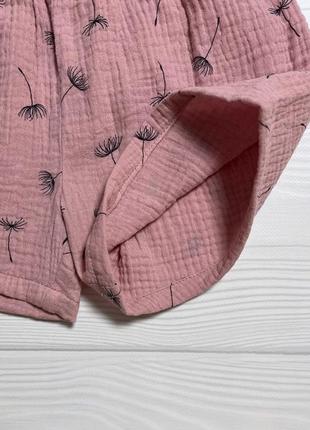 Шорты детские из муслина для девочки shddm- 3