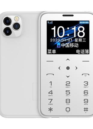 Маленький мобільний телефон картка gtstar soyes 7 plus (білий)