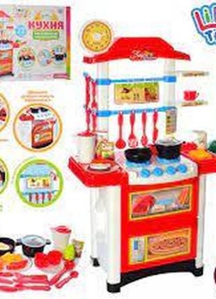 Детская игровая звуковая кухня super cook best toys 889-3  32 детали