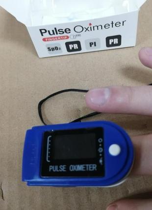 Карманный оксиметр пульсоксиметр на палец без проводной fingertip pulse oximet пульсометр для измерения пульса