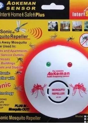 Ультразвуковой отпугиватель москитов ultrasonic mosquito repeller aokeman ao-101