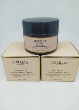 Натуральный дезодорант без алюминия aurelia london botanical cream deodorant