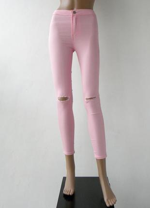 Знижка дня! джинси рожевого кольору 44 розмір (38 євророзміри).1 фото
