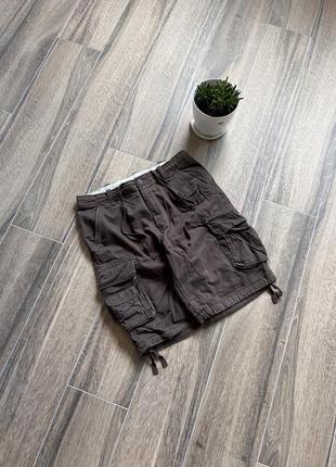 Vintage gap cargo multi-pocket shorts brown