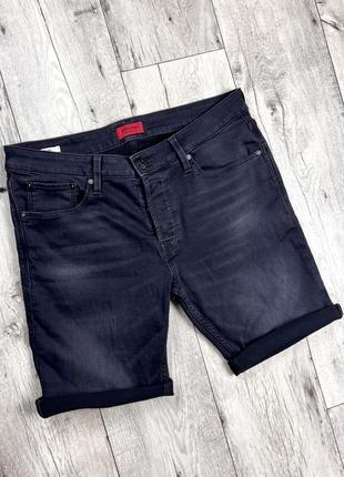 Jack&amp;jones regular шорты l размер новые джинсовые черные2 фото