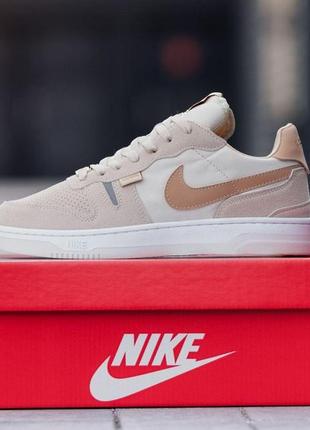 Кроссовки nike squash-type beige высокие кроссовки nike бежевые кроссовки найк