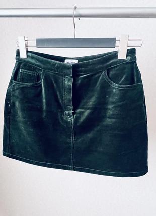 Спідниця замшева
